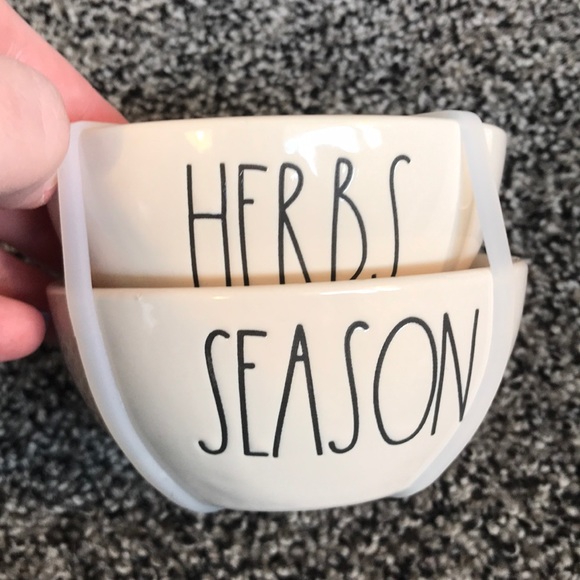 RAE DUNN HERBS and SEASON mini bowls - Picture 2 of 4